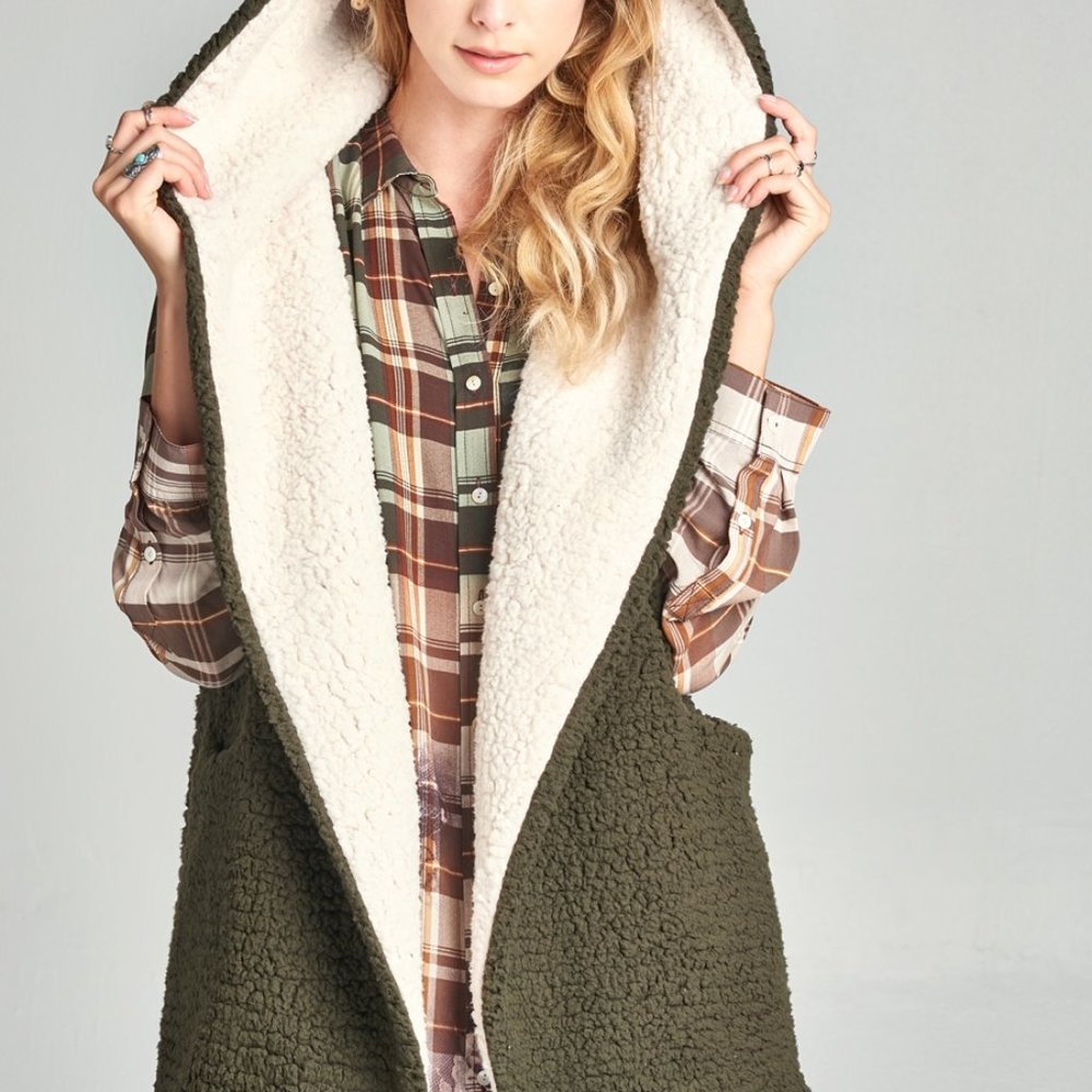 Reversible Sherpa Vest